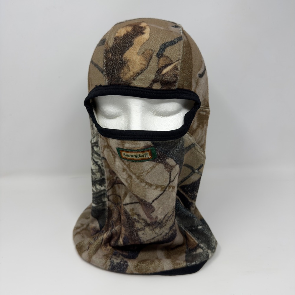Remington Men's Fleece Balaclava Camouflage Hunting Face Mask Brown Tan One Size